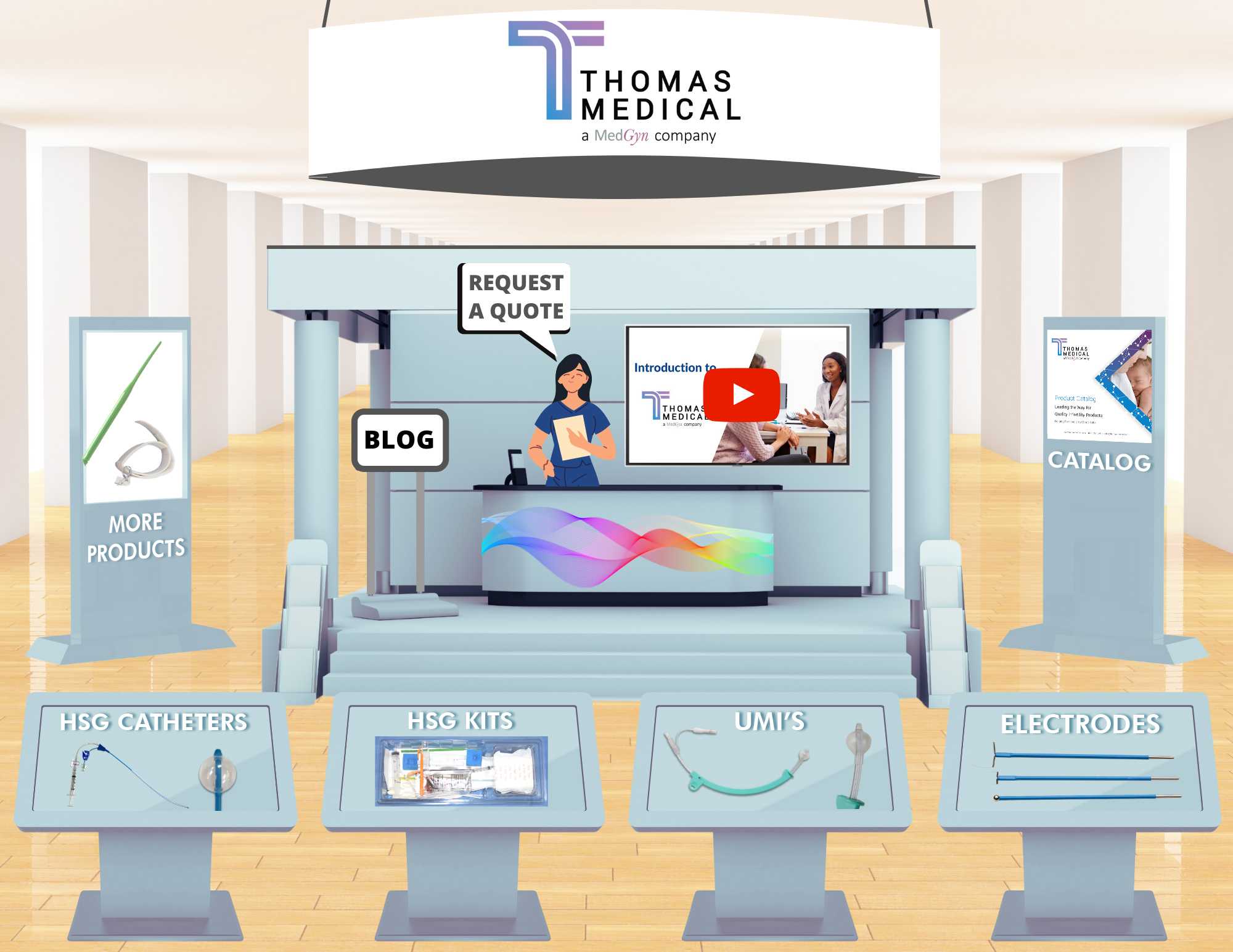 Thomas Medical Virtual Booth